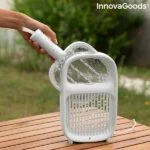 2 v 1 polnljiva svetilka za odganjanje komarjev in loparček za ubijanje insektov Swateck InnovaGoods