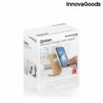 Brezžični polnilnik v imitaciji lesa s stojalom Qistan InnovaGoods