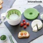 Kalup za pripravo svežega sira z navodili in recepti Freashy InnovaGoods