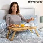Zložljiva stranska miza iz bambusa Lapwood InnovaGoods
