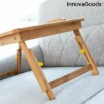 Zložljiva stranska miza iz bambusa Lapwood InnovaGoods