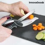 Škarjast Nož z Vgrajeno Mini Rezalno Desko Scible InnovaGoods