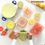Komplet 10 nastavljivih kuhinjskih pokrovov za večkratno uporabo Lilyd InnovaGoods