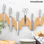 Magnetna samolepilna bambusova držala Magbu InnovaGoods Paket 3 enot