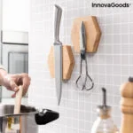 Magnetna samolepilna bambusova držala Magbu InnovaGoods Paket 3 enot