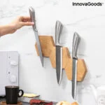 Magnetna samolepilna bambusova držala Magbu InnovaGoods Paket 3 enot