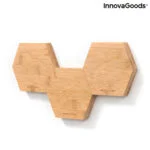 Magnetna samolepilna bambusova držala Magbu InnovaGoods Paket 3 enot