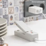 Polnilna tesnilka vrečk z rezalnikom in magnetom Rebasyl InnovaGoods