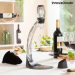 Profesionalni prezračevalnik vina s stojalom za stolp in podstavkom proti kapljanju Winair InnovaGoods