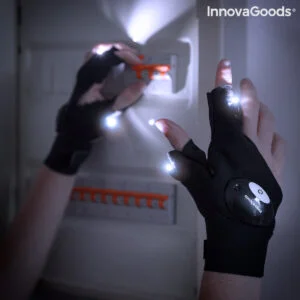 Rokavice z LED lučko Gleds InnovaGoods 2 kosov
