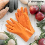 Rokavice za Čiščenje Sadja ter Zelenjave Glinis InnovaGoods