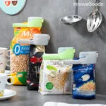 Tesnilne sponke z dozatorjem za vrečke Distwis InnovaGoods 4 kosov