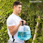 Zvonast utežni balon za polnjenje z vodo za fitnes trening in z vodnikom za vadbo Fibell InnovaGoods