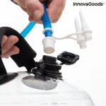 Zvonast utežni balon za polnjenje z vodo za fitnes trening in z vodnikom za vadbo Fibell InnovaGoods