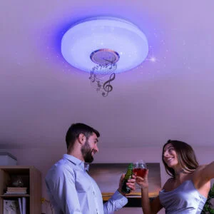 LED stropna svetilka z zvočnikom Lumavox InnovaGoods