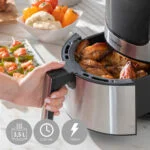 Cvrtnik brez Olja InnovaGoods Fryinn 3500 Črna Nerjaveče jeklo 1400 W 3,5 L