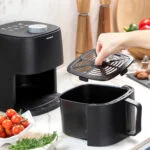 Cvrtnik brez Olja InnovaGoods Fryinn Lite 2000 Črna 1200 W 2 L