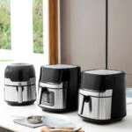 Cvrtnik brez Olja InnovaGoods Fryinn View 6500 Črna Nerjaveče jeklo 1700 W 6,5 L