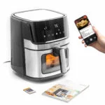 Cvrtnik brez Olja InnovaGoods Fryinn View 6500 Črna Nerjaveče jeklo 1700 W 6,5 L