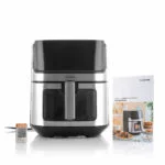 Cvrtnik brez Olja InnovaGoods Fryinn View 6500 Črna Nerjaveče jeklo 1700 W 6,5 L