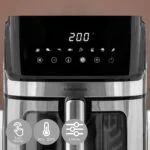 Cvrtnik brez Olja InnovaGoods Fryinn View 6500 Črna Nerjaveče jeklo 1700 W 6,5 L
