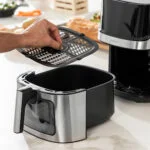 Cvrtnik brez Olja InnovaGoods Fryinn View 6500 Črna Nerjaveče jeklo 1700 W 6,5 L
