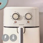 Cvrtnik brez Olja InnovaGoods Vynner Pro 5500 Nerjaveče jeklo Kremna 1700 W 5,5 L