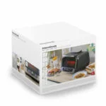 Cvrtnik na vroči zrak z žarom, dodatki in knjigo receptov InnovaGoods Air Fryer Fryinn 12-in-1 6000 Črna Jeklo 6 L 3400 W