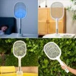 2 v 1 akumulatorski lopar za ubijanje insektov z UV svetlobo Elecfly InnovaGoods