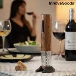 Polnilni električni odpirač za vino Corkout InnovaGoods