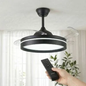 Stropni ventilator z LED osvetlitvijo
