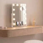 Toaletno ogledalo z LED osvetlitvijo Hollywood Glarisse InnovaGoods, 12 žarnic