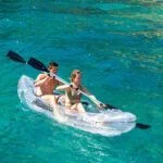 Prozoren napihljiv kajak Paros InnovaGoods z dodatki, 312 cm, 2 mesti