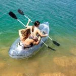 Prozoren napihljiv kajak Paros InnovaGoods z dodatki, 312 cm, 2 mesti