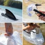 Prozoren napihljiv kajak Paros InnovaGoods z dodatki, 312 cm, 2 mesti
