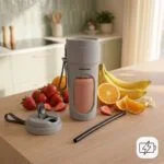 Polnilni prenosni mešalnik Wellsy InnovaGoods, 450 ml