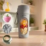Polnilni prenosni mešalnik Wellsy InnovaGoods, 450 ml