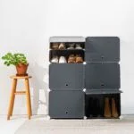 Modularno stojalo za čevlje InnovaGoods, sivo, za 36 parov