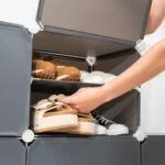 Modularno stojalo za čevlje InnovaGoods, sivo, za 36 parov