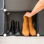 Modularno stojalo za čevlje InnovaGoods, sivo, za 36 parov
