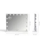 Toaletno ogledalo z LED osvetlitvijo Hollywood Glimma Deluxe InnovaGoods, 15 žarnic