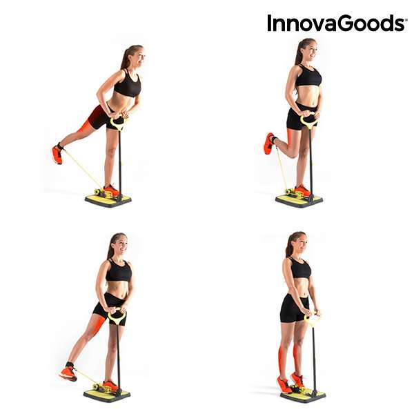 Fitnes platformo za krepitev mišic zadnjice in nog z vodnikom z vajami InnovaGoods