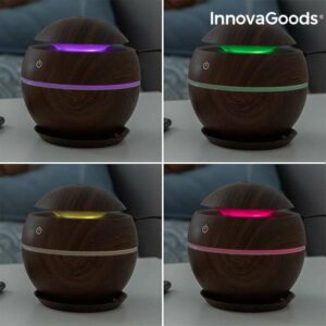 Mini Vlažilnik z Razpršilcem Vonja Dark Walnut InnovaGoods