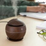 Mini Vlažilnik z Razpršilcem Vonja Dark Walnut InnovaGoods