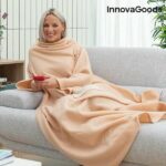 Odeja z rokavi in sredinskim žepom Faboulazy InnovaGoods