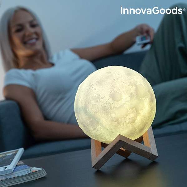 Polnjiva LED Svetilka Luna Moondy InnovaGoods