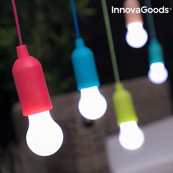 Prenosna LED Žarnica z Vrvico InnovaGoods