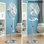 Prostostoječi ventilator Chrome Retro InnovaGoods