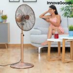 Prostostoječi ventilator Copper Retro InnovaGoods Ø 40 cm 55W