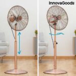 Prostostoječi ventilator Copper Retro InnovaGoods Ø 40 cm 55W